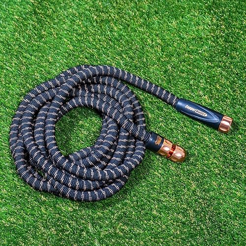 Miniatura 5 de Pocket Hose Copper Bullet Manguera de jardín expandible de 100 pies, como se ve en la televisión, sin plomo, conectores más grandes, nuevo tubo