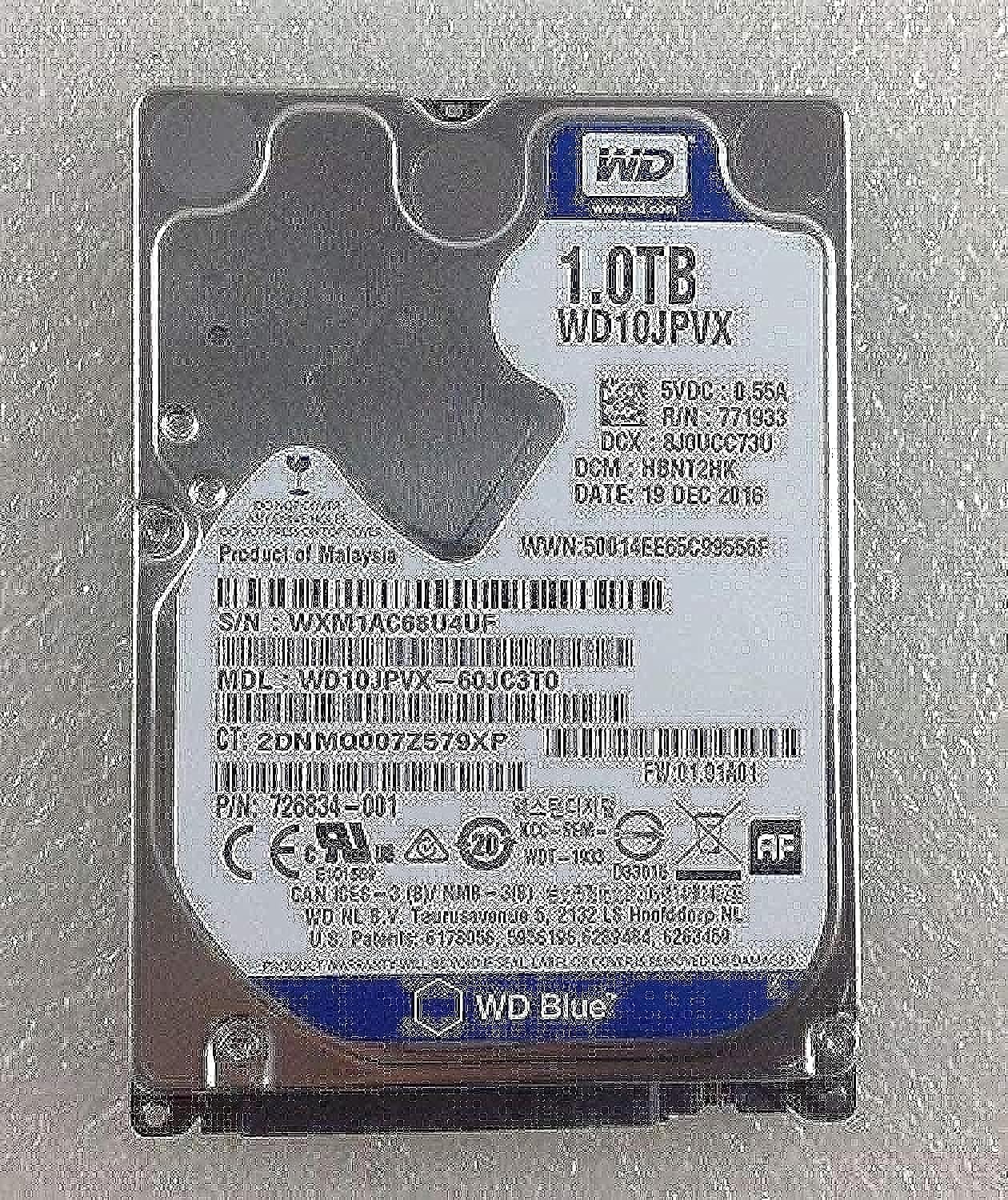 HP 250 G5 1TT39ES ABU HDD Hard Disk Drive 1TB 1000 GB SATA WD10JPVX 726834-001