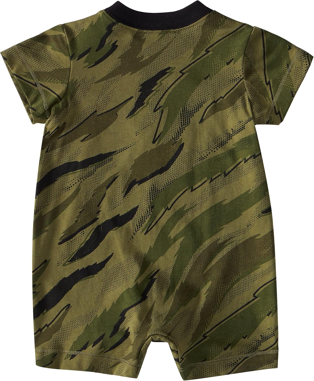 adidas baby-boys Short Sleeve Printed Cotton Shortie Romper - Main Image