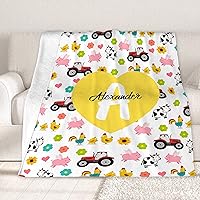 Vista 82 de Custom Name Blanket Throw Personalized Blanket for Kid with Names Customized Blanket with Name for Baby,Custom Blanket,Gift for Birthday Letter