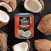 Vista 10 de Thai Kitchen Leche de coco, 96 onzas líquidas (paquete de 6) – Seis recipientes de 96 onzas líquidas de leche de coco sin azúcar, sin lácteos