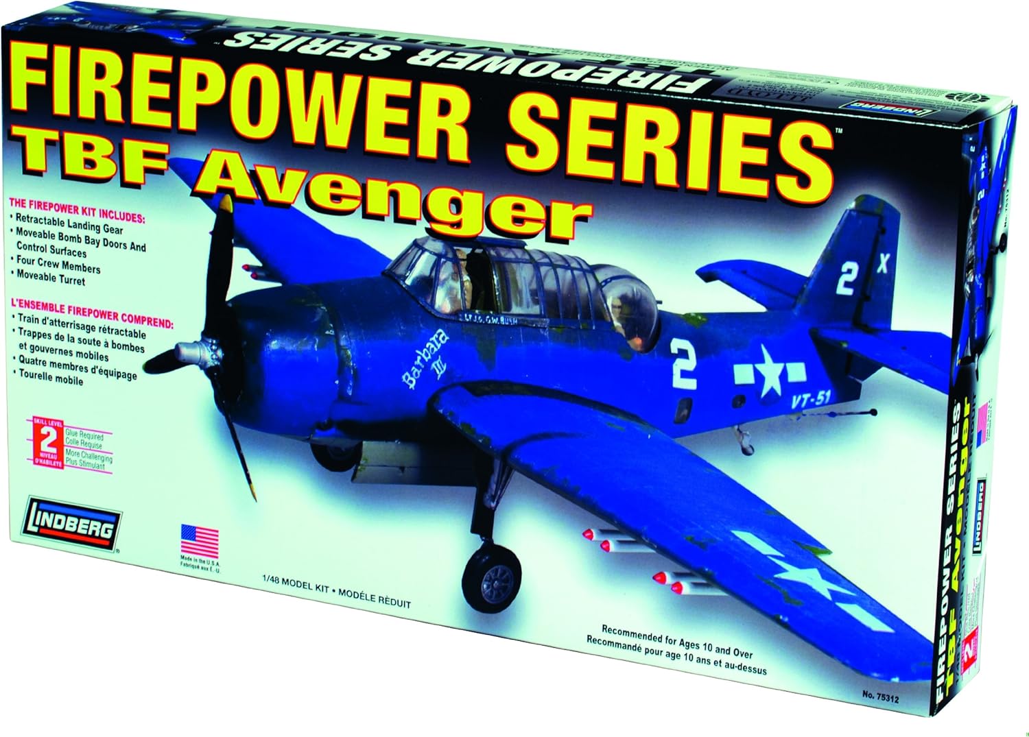 Faller Unbekannt Lindberg 75312 – TBF Avenger