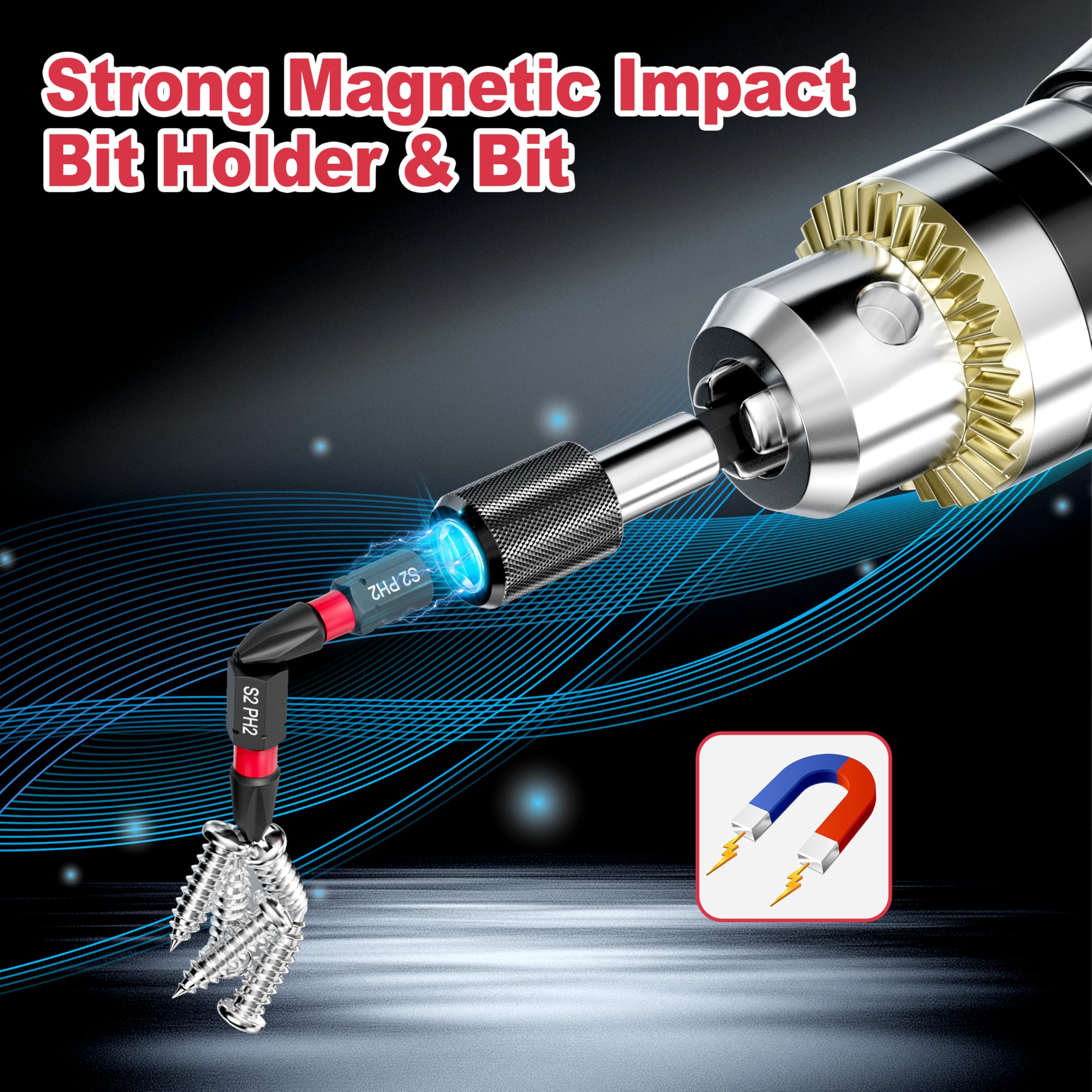 YOSIGHT S2 Screwdriver Bit Set - Impact Driver Kit -3 YOSIGHT S2 Screwdriver Bit Set - Impact Driver Kit -3