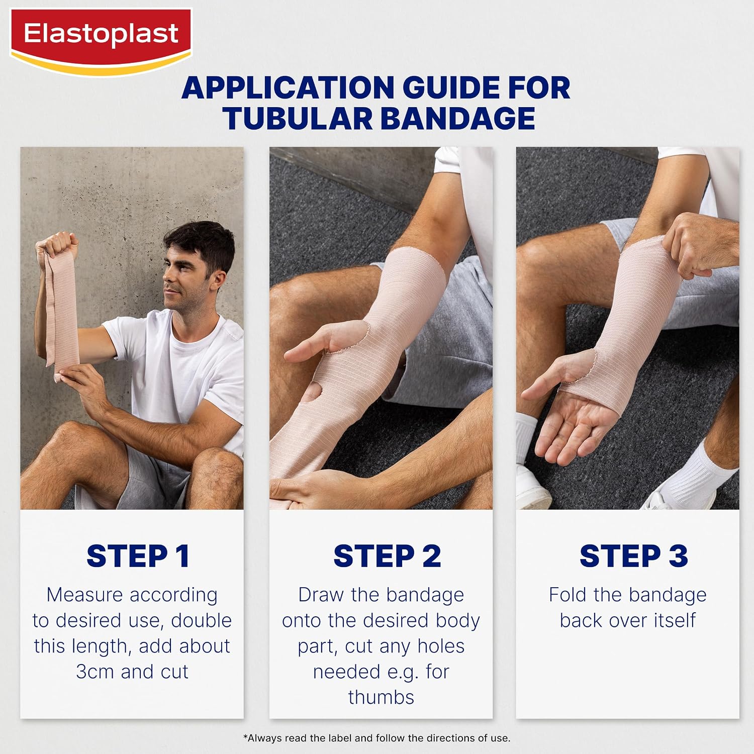 Elastoplast 2225 Elastic Tubular Support Bandage Size C