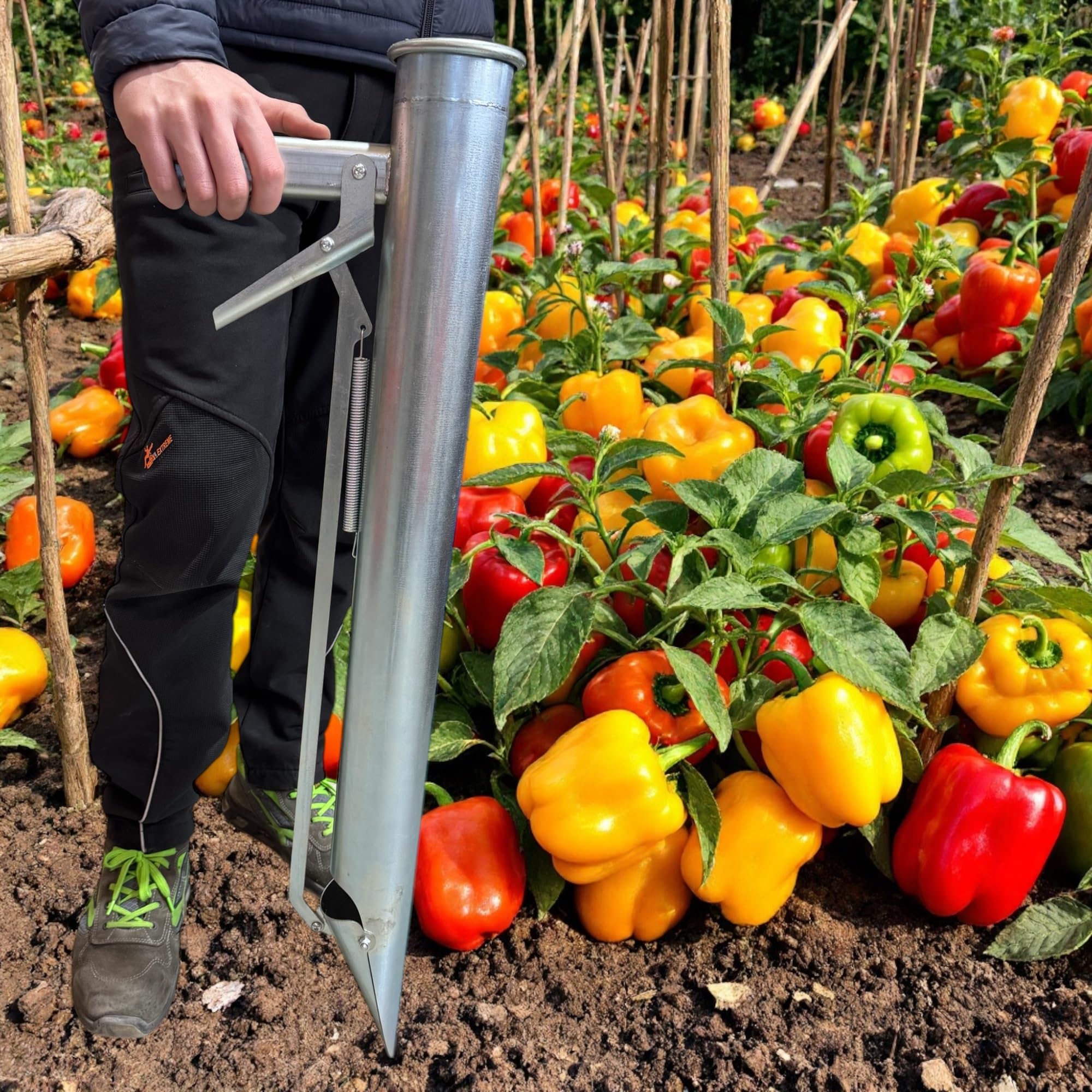 G.L.D. Forniture Transplanter Bazukka 40 Trapiantatore seminatore piantatore per bulbi, sementi e piantine seminatrice