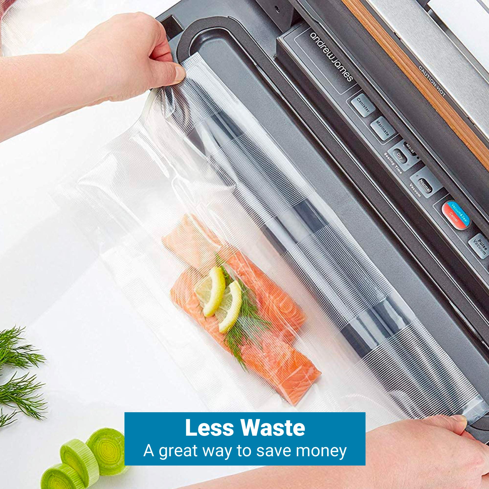 Andrew James Vacuum Food Sealer Rolls Extra Wide 40cm x 10m Kitchen