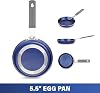 Granitestone Non Stick Frying Pan Set, 2 Pc Frying Pans Nonstick, 9.5