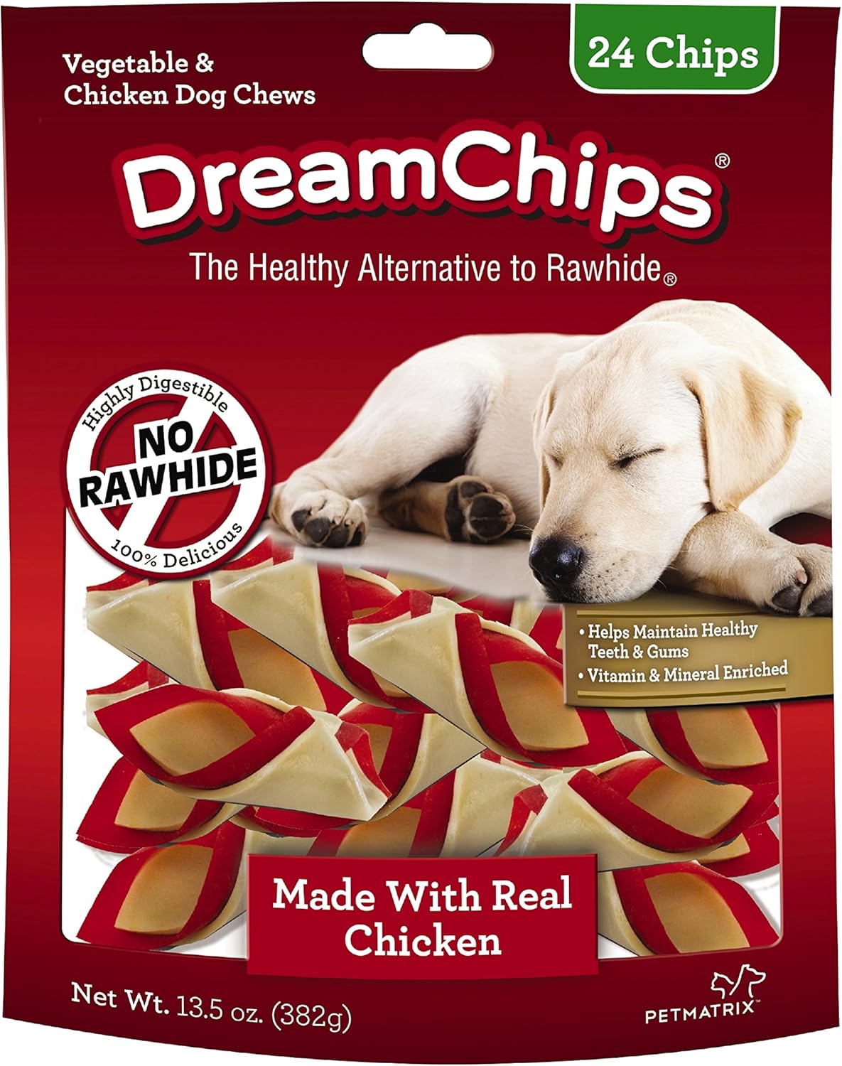 Rawhide-Free Chicken Flavored DreamChips for Dogs Togo Ubuy