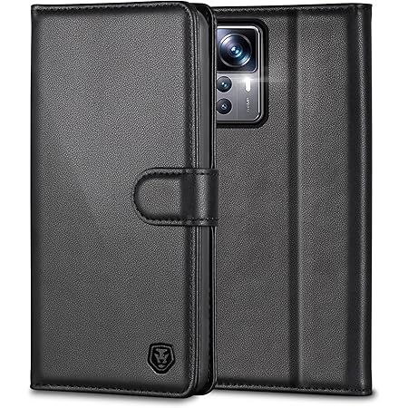 Giyer Custodia Portafoglio In Pelle Per Xiaomi 12T/12T Pro 5G - Con Pellicola E Supporto, 3 Slot Carte
