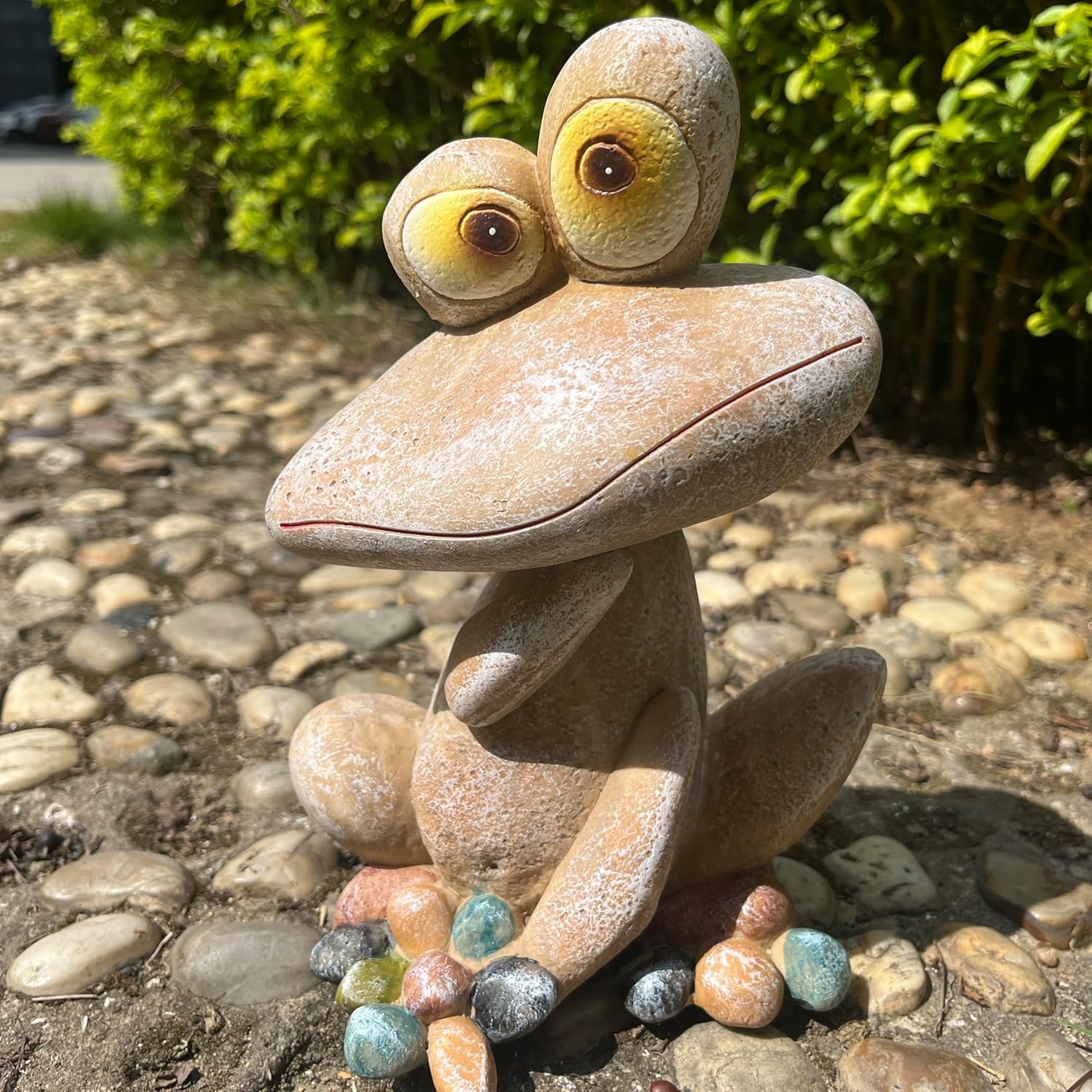 Funny Frog Garden Statues Animal Shapes Indoor and Outdoor Art Decorations Frog Decorations Gardens courtyards terraces Balconies Landscapes Ideal - Image 2