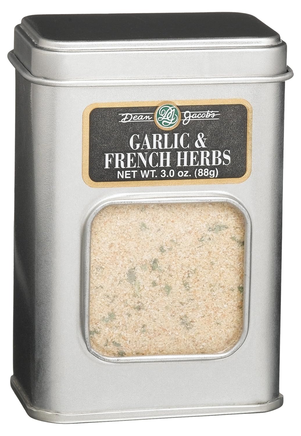 Dean Jacobs Garlic & French Herbs, 3Ounce Tins (Pack of 6