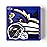 YouTheFan NFL Baltimore Ravens 3D Logo Series Magnets
