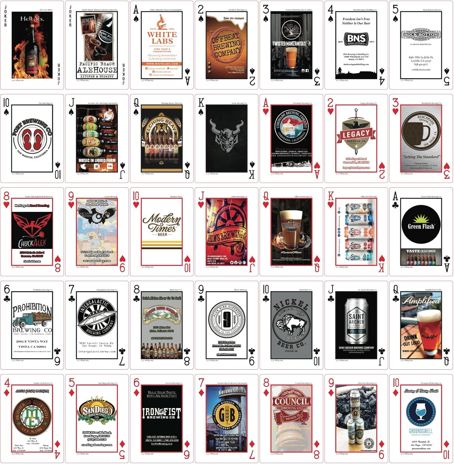 Bicycle Beer and Cocktail Playing Cards