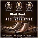 BLAIKHUNT Men’s Ankle Chelsea Boots | Synthetic Leather Upper | Durable Air Mix Gum Sole | Light Weight, Comfortable Fit | Soft Cushioned Slip-On | Coffee Brown, 9 (BH-SL-CB-CFBR09) gallery image