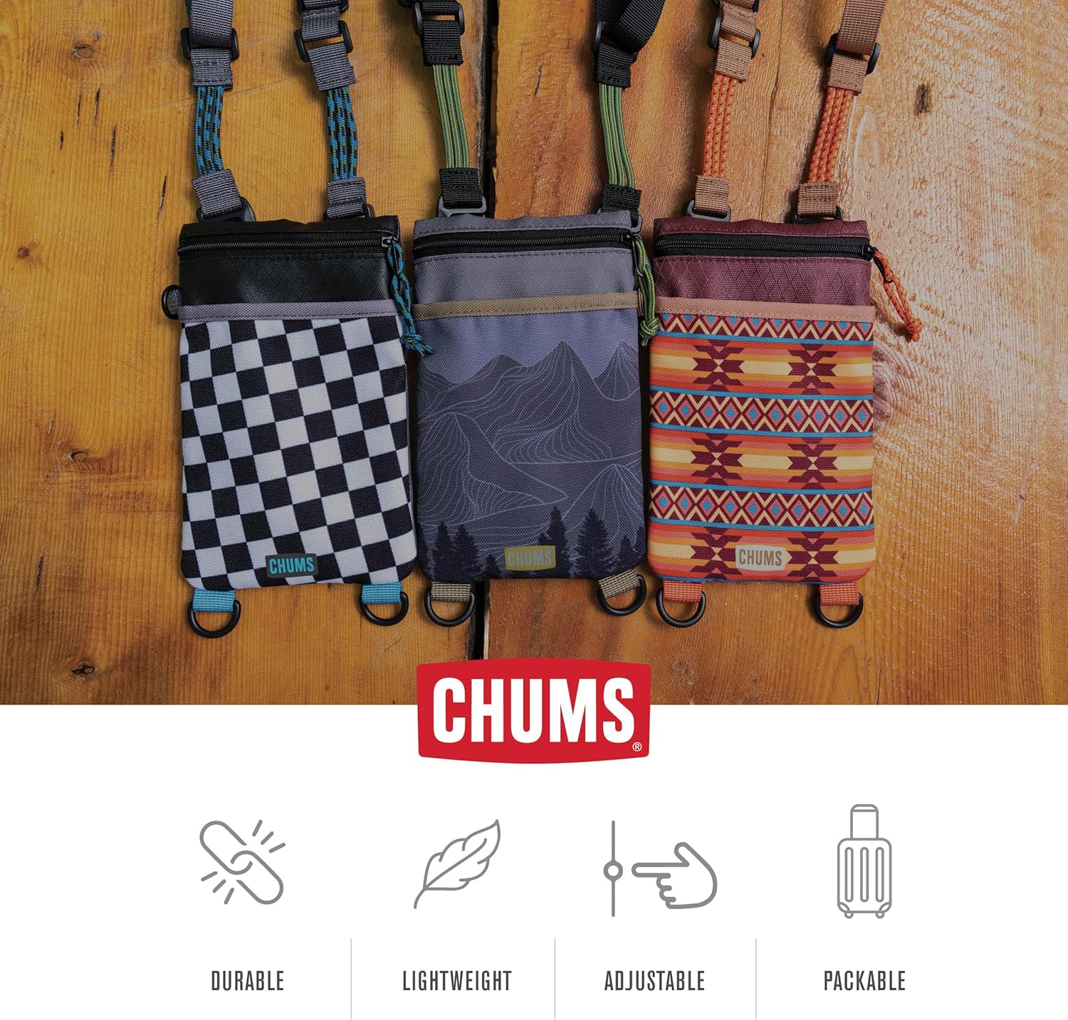 Chums Rover Phone Tote - Small Crossbody Bag with Adjustable Strap - Tactical Sling Bag for Women & Men w/Multiple Pockets - Image 4