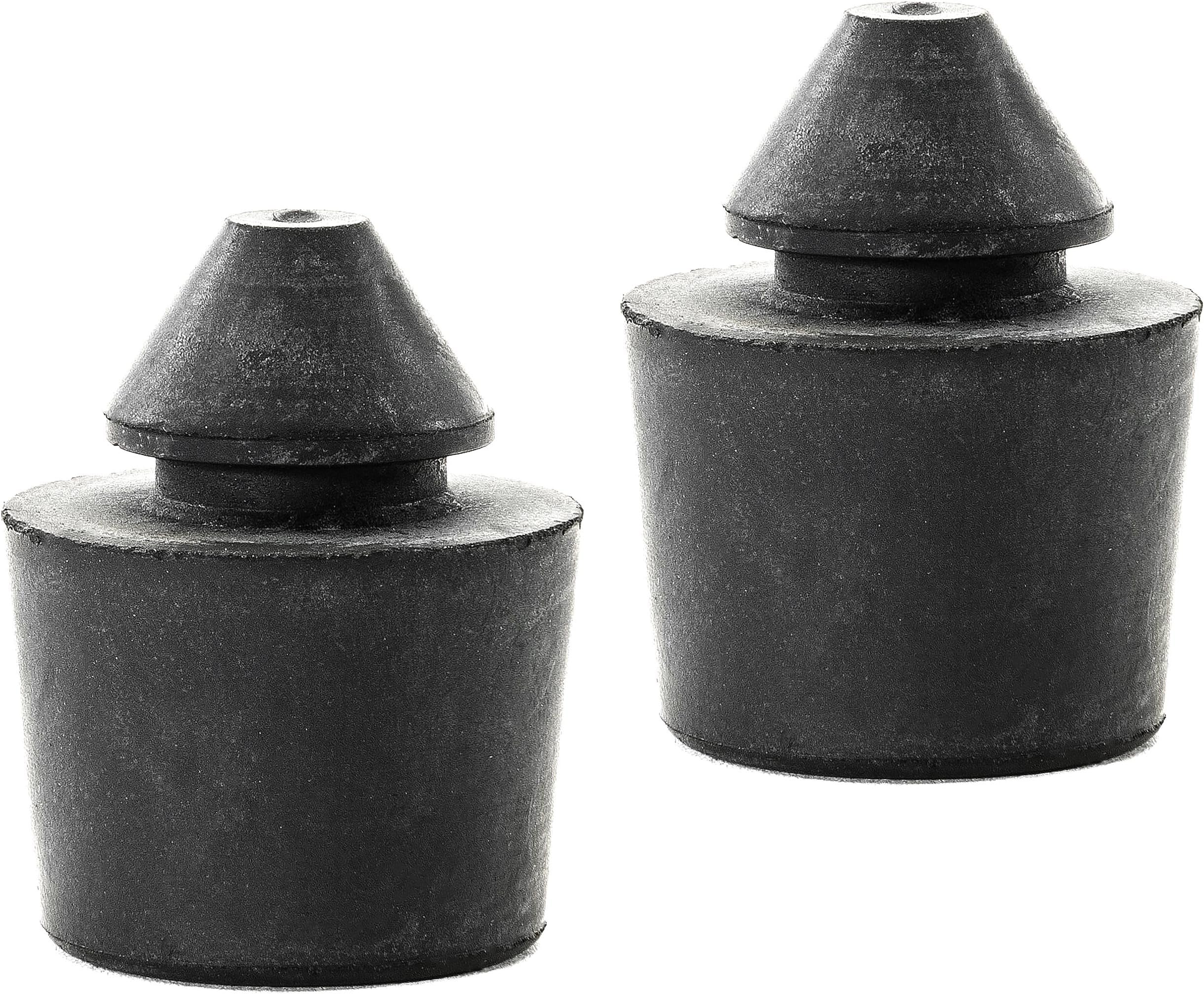 APDTY 140192 Hard Top To B-Pillar Hoop Rubber Bump Bumper Stop Pair (2)