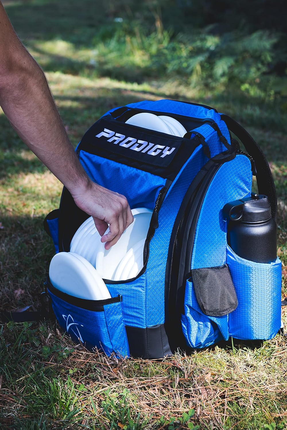 Prodigy Disc BP-1 V3 Disc Golf Backpack | Backpack Storage with 30+ Disc Capacity | Disc Golf Backpack Bag | Tear & Water Resistant | Golf Accessories for Men | Large Golf Disc Bags