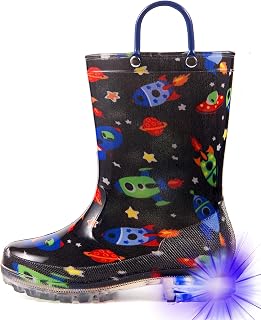 Light Up Rain Boots for Little Kids