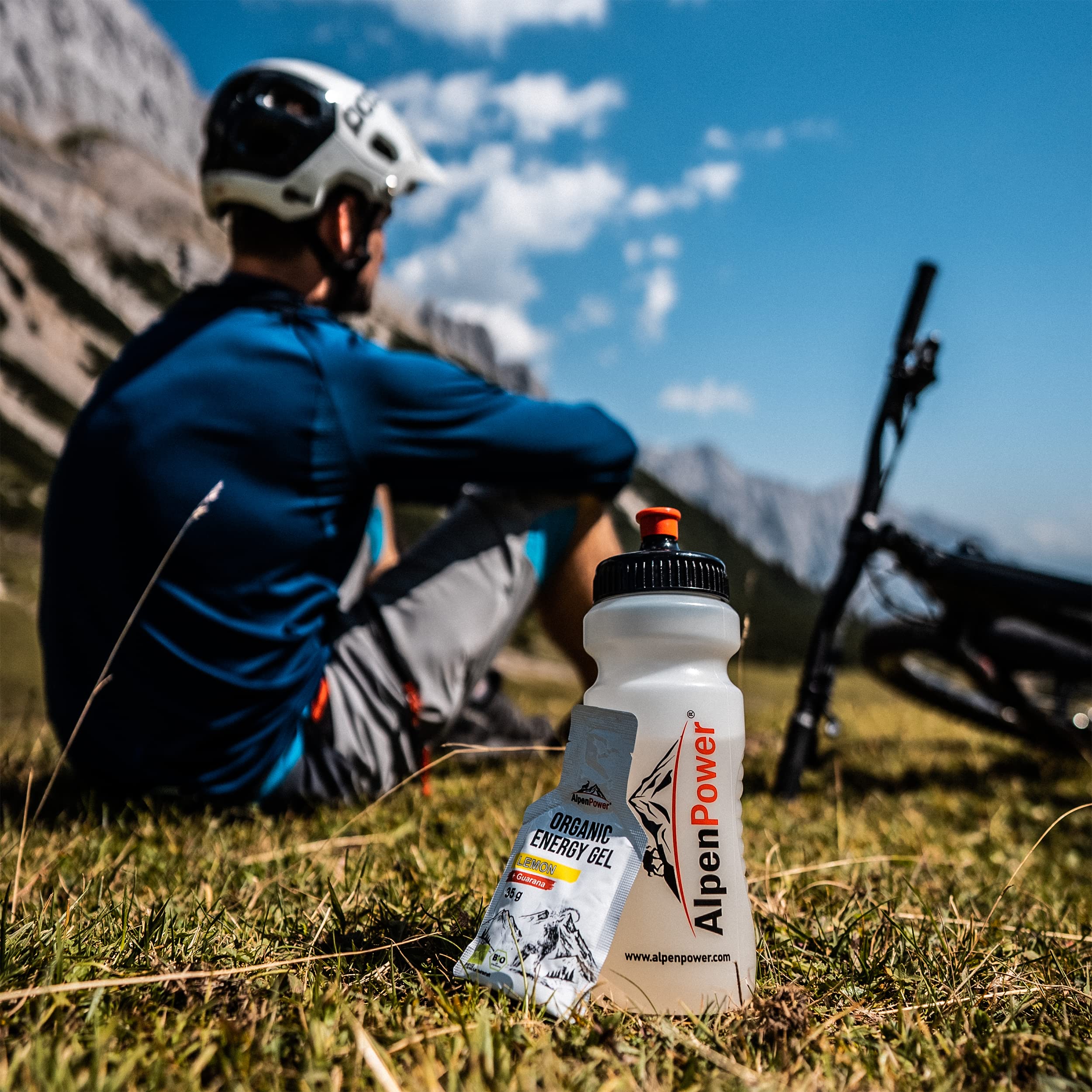 AlpenPower BIO ISO DRINK Pulver- Lemon 500 g - Isotonisches Getränkepulver mit 100% natürlichen Inhaltsstoffen - Ausgezeichnete Verträglichkeit & ohne künstliche Zusätze - Ideal für Ausdauersport