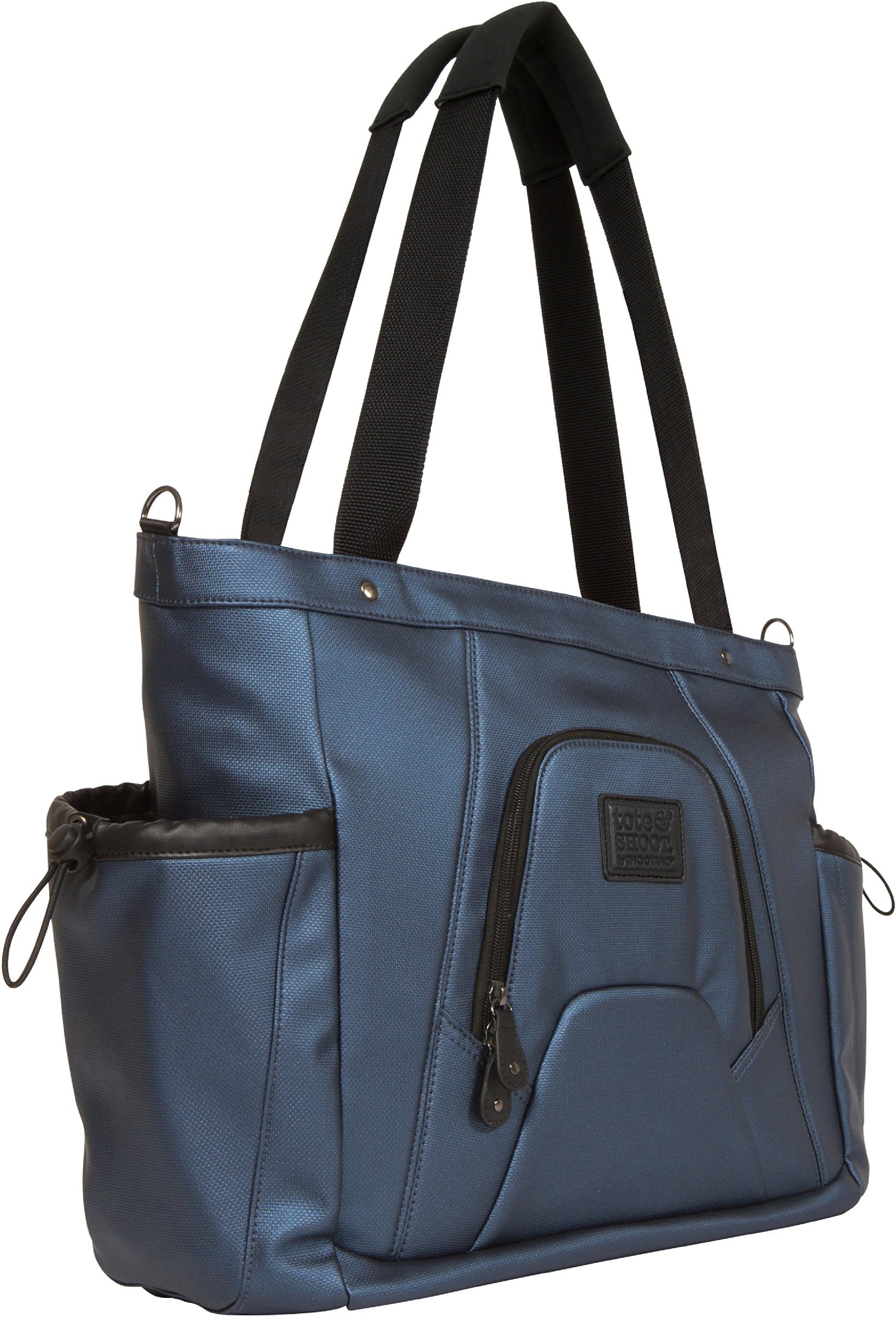 Blue Tote & Shoot Camera Bag Carry Your Camera in It's Own Pocket, with the Lens Attached & Ready to Shoot