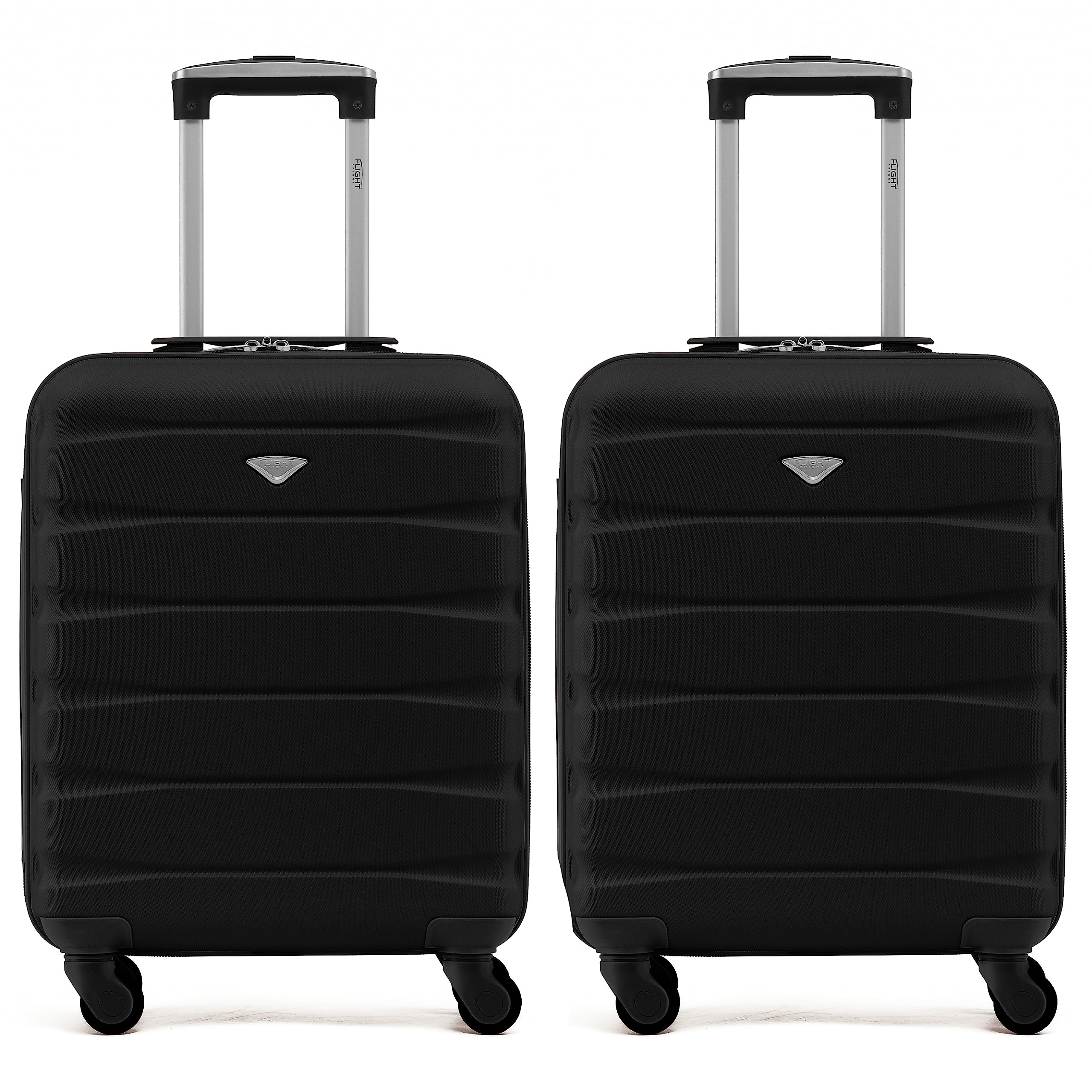 Flight Knight Suitcase Set of 2 Lightweight 4 Wheel ABS Hard Case Cabin Carry On Hand Luggage Approved for Over 100 Airlines Including easyJet, British Airways, Ryanair & Many More 55x35x20cm — view 73