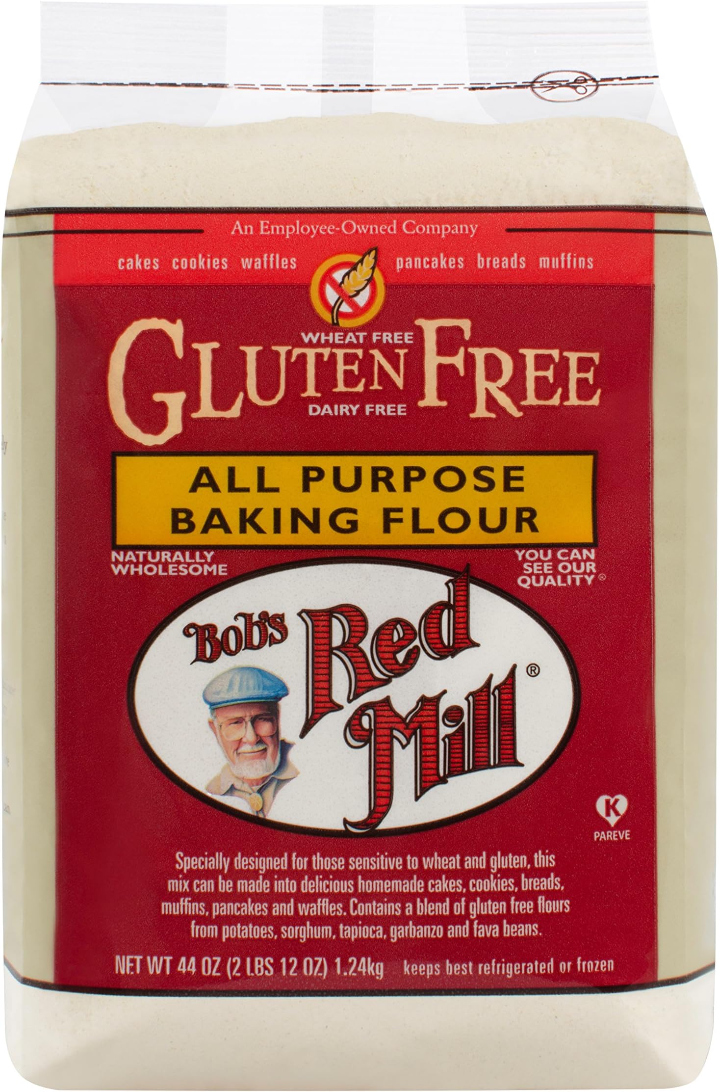 Bob's Red Mill Gluten Free All Purpose Baking Flour, 44 ounce