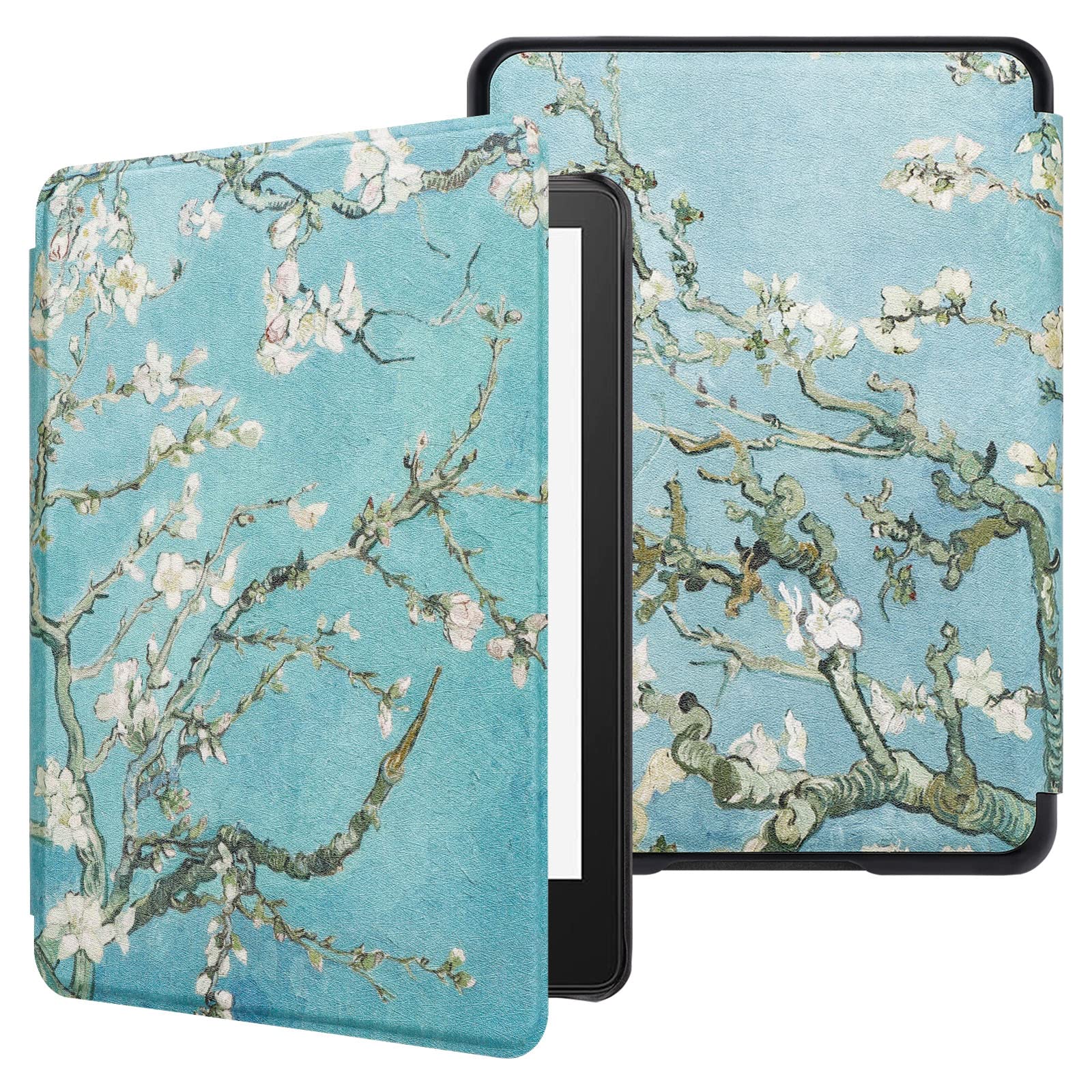 WALNEW Case for 6.8” Kindle Paperwhite 11th Generation (Model No. M2L3EK & M2L4EK), Premium Lightweight PU Leather Cover Protective Case with Auto Sleep/Wake