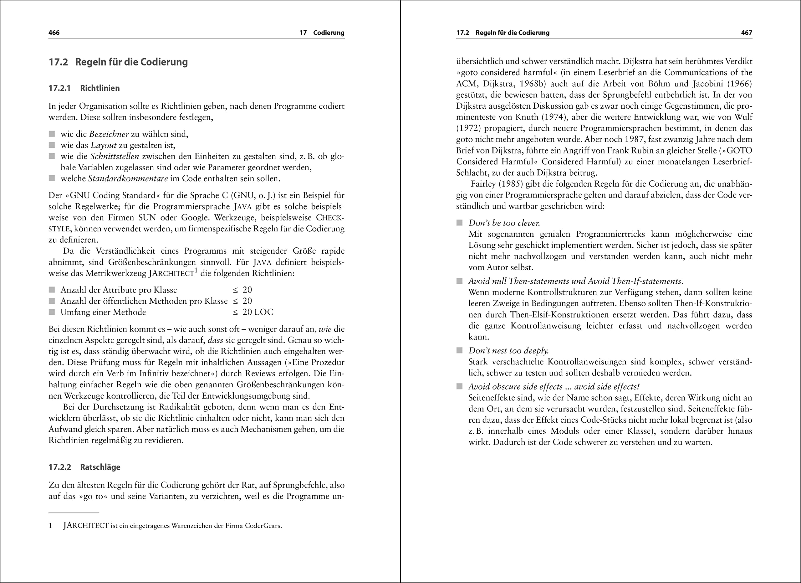 Software Engineering: Grundlagen, Menschen, Prozesse, Techniken