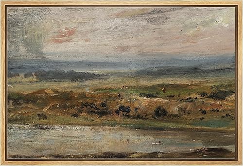 wall26 Lienzo enmarcado para pared, rústico, campo, pueblo, naturaleza, ilustraciones de área silvestre, bellas artes, decoración de granjapaís, disponible en Yaxa Peru