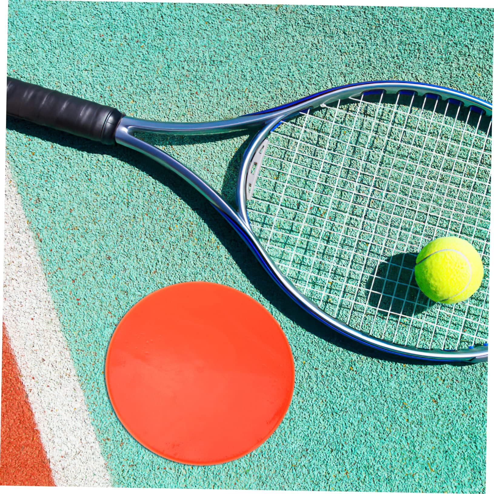 UPKOCH 1Set Outdoor Spot Markers for Football and Soccer Training Agility Training Markers with Bright Colors Includes and Straight Markers for Versatile Ground Marking Use