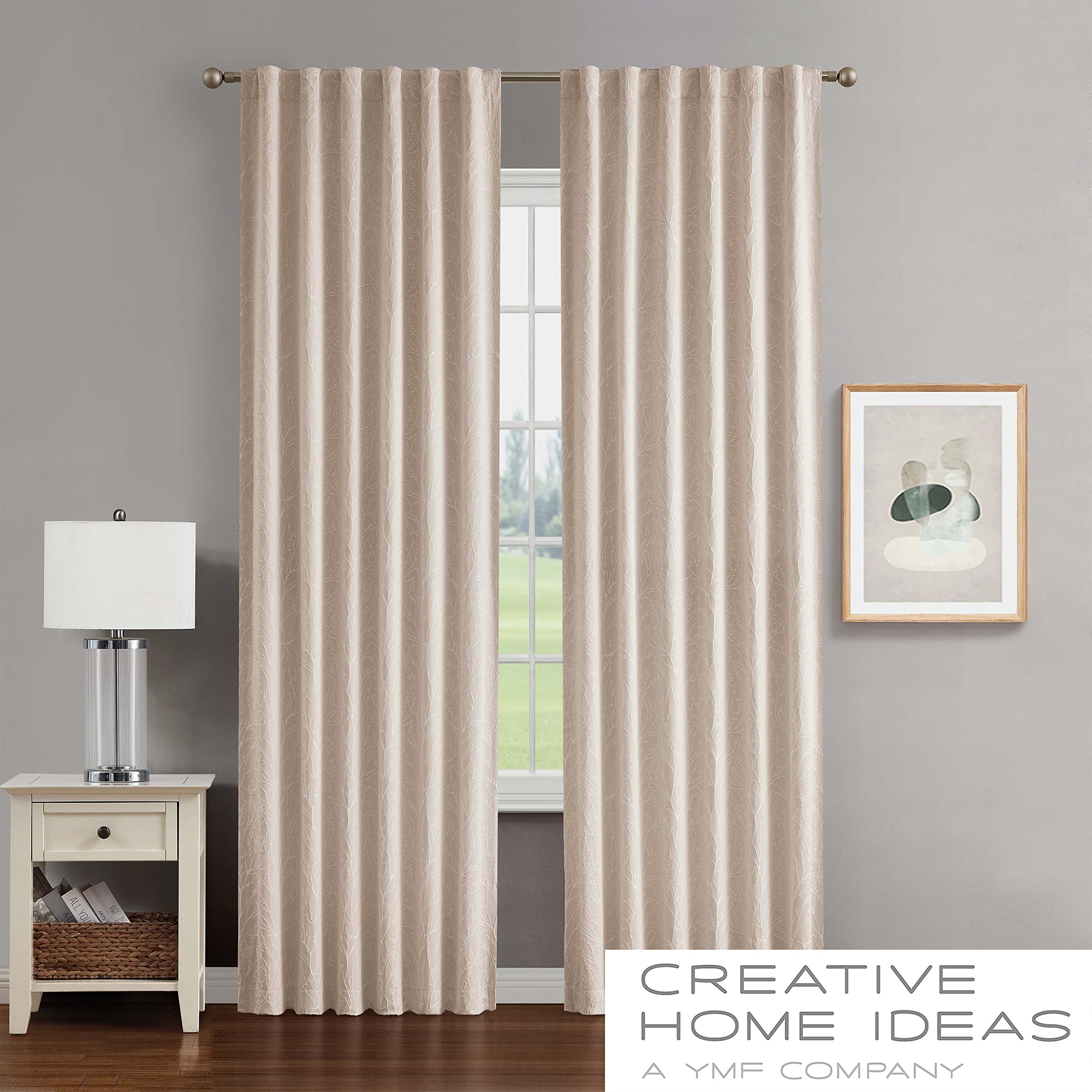 Creative Home Ideas Tende Oscuranti Termiche - Blu, 2 Pannelli 127x274 Cm, Con Fermatenda, Per Camera Da Letto - 4
