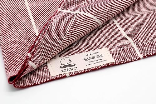 Vista 287 de Bazaar Anatolia Juego de 2 toallas de mano turcas para baño, 39 x 19 pulgadas, algodón, toallas de mano decorativas para cocina, té, yoga, cara