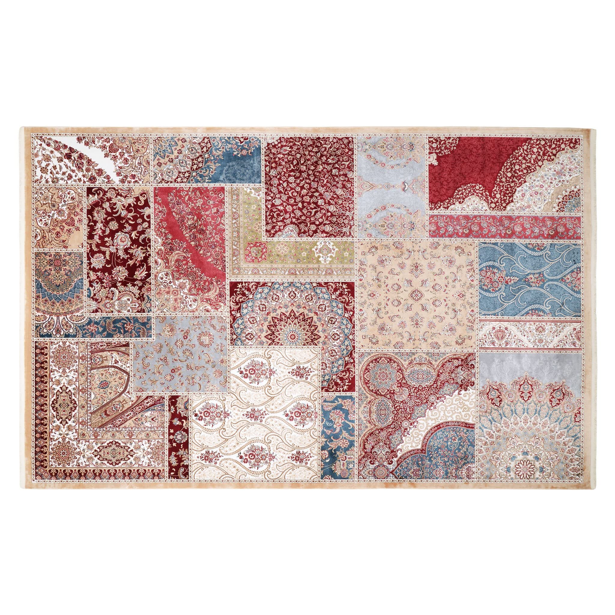 Tapis 080 x 150 cm rectangulaire tissé pour entrée de maison