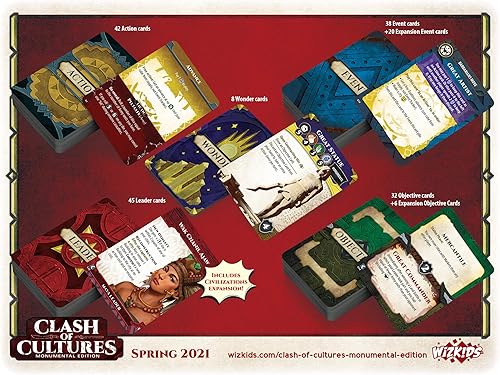 Miniatura 2 de Clash of Cultures: Monumental Edition | Board Game WizKids - Nueva edición