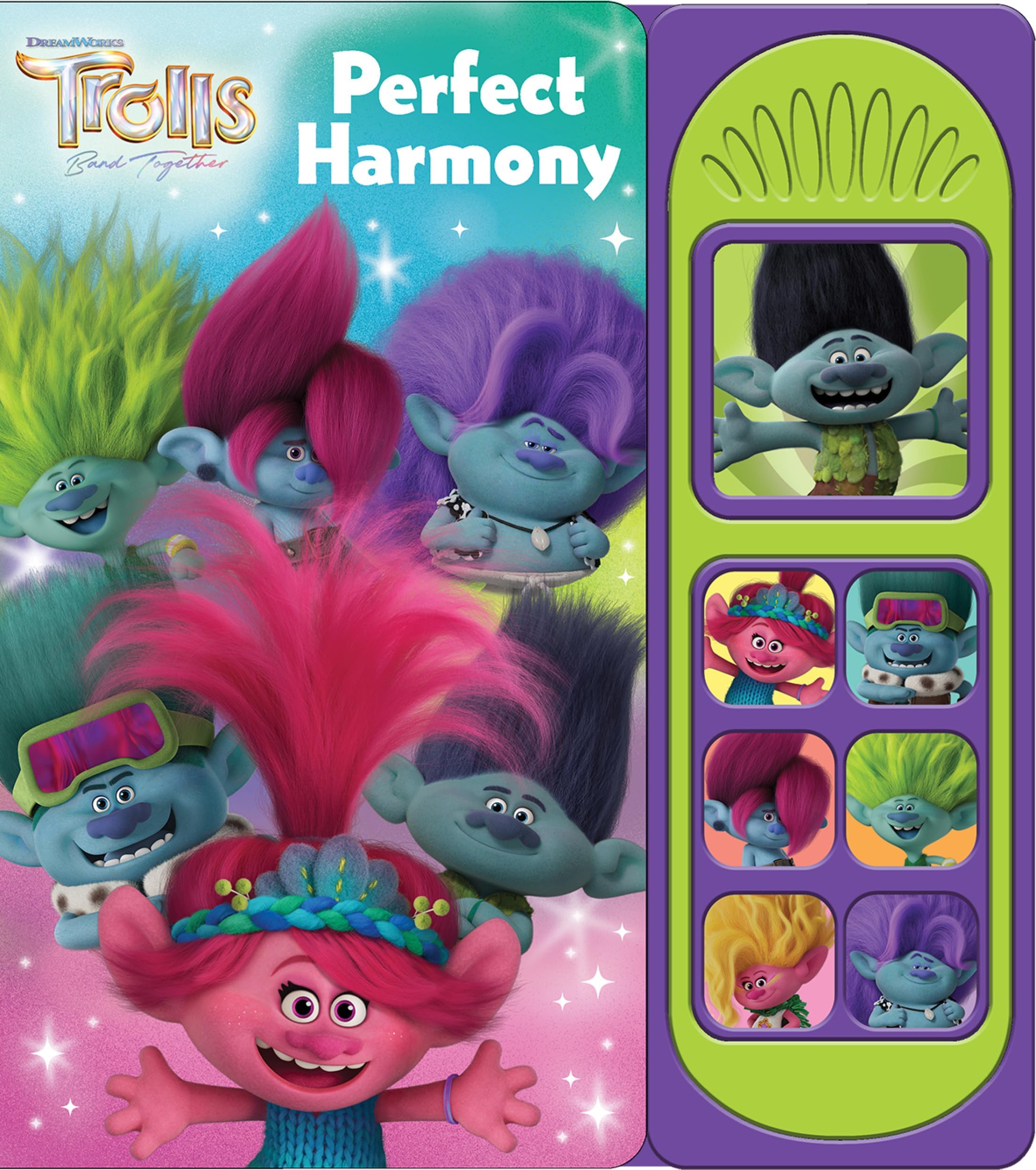DreamWorks Trolls Band Together - Perfect Harmony - 7-Button Interactive Sound Book - PI Kids