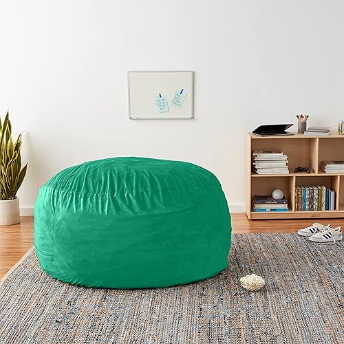 Miniatura 295 de Chill Sack - Funda para puf Microgamuza - Carbón - Solo funda,Microsuede - Chocolate - Solo funda,Microsuede - Azul marino - Solo funda,Guijarro -