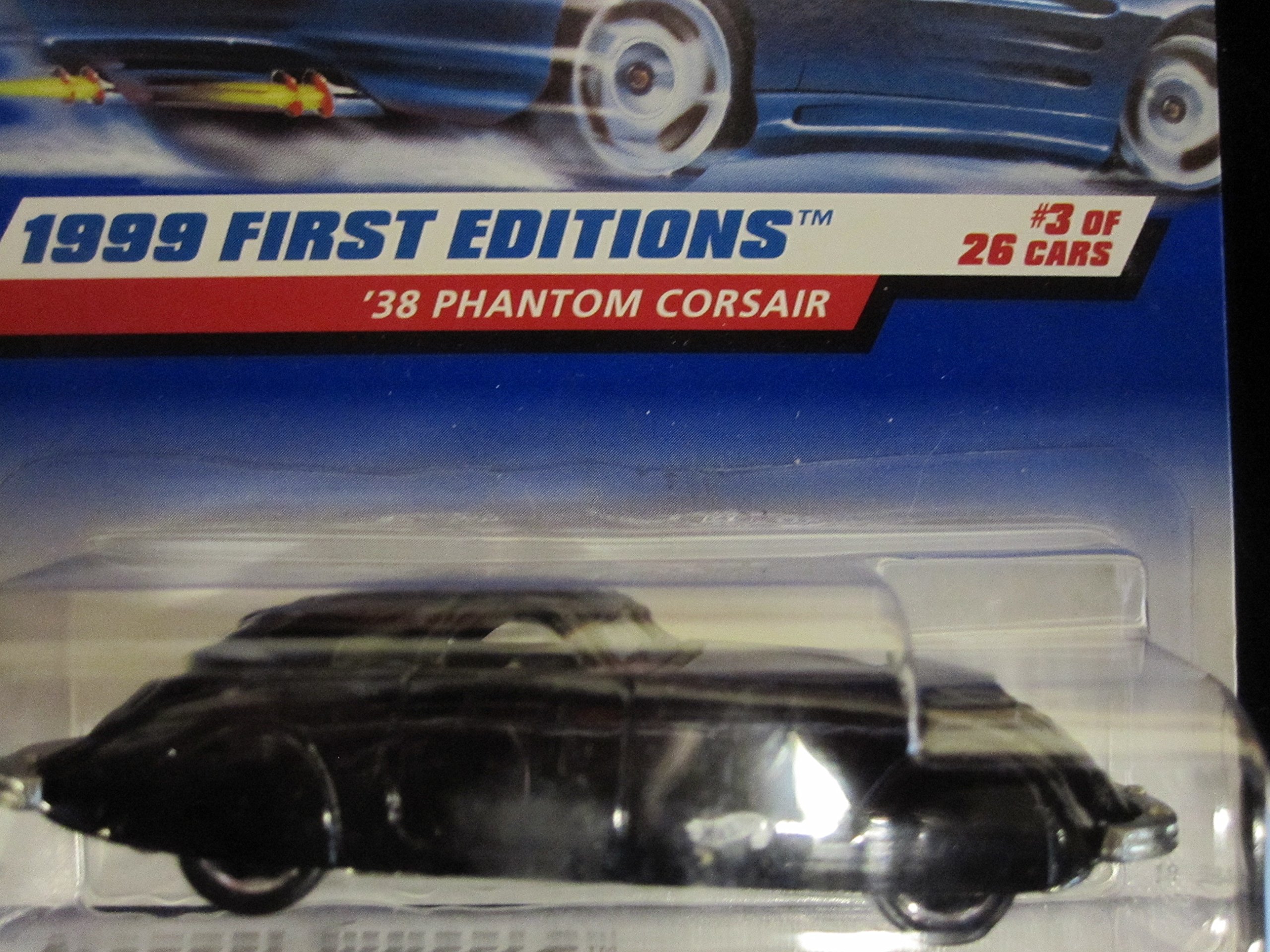 Amazon.com: '38 Phantom Corsair (Rare Black Wall 5 Spoke Variant