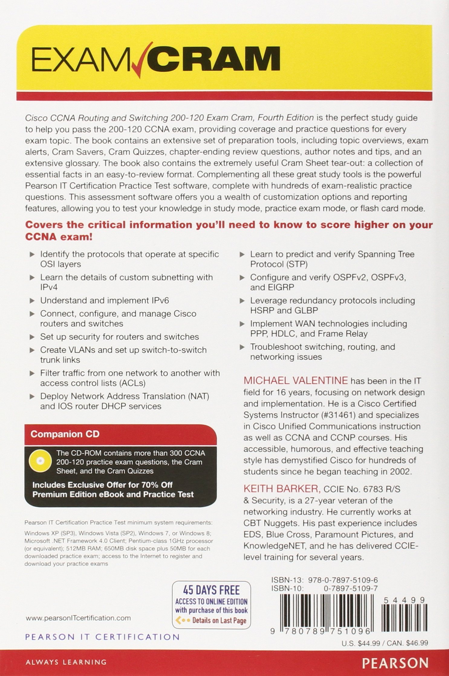 CCNA Routing and Switching 200-120 Exam Cram