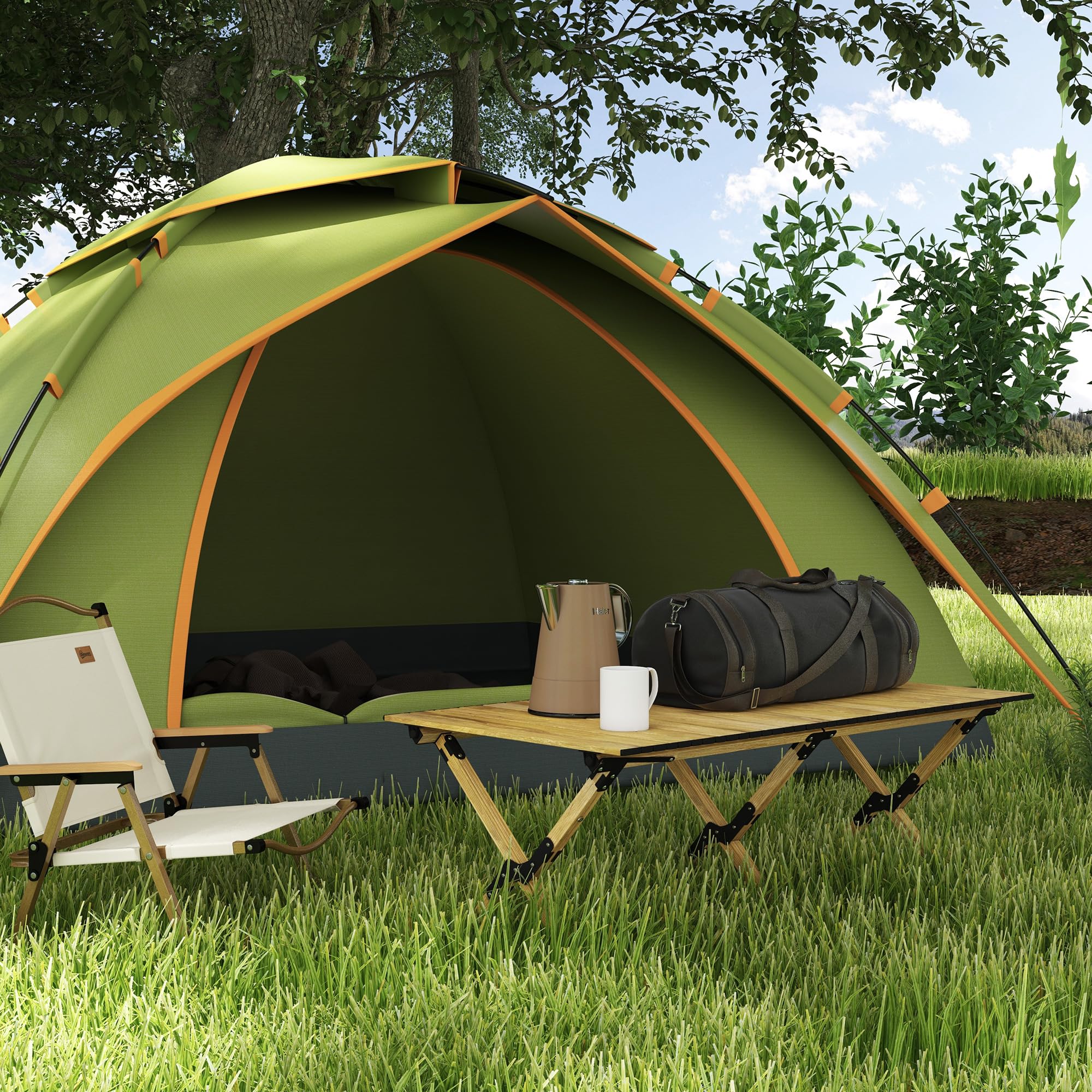 Table Pliante Portable Indoor Outdoor Aluminum Folding Table