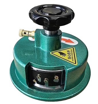 GSM عينة القاطع (ASTM D3776/BS 2471/JIS L1018) - 100 cm2 جولة قطع المنطقة (11.5 cm القطر) للنسيج والسجاد والورق والرغوة مع 4 شفرات & 1 الوسادة