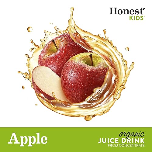 Miniatura 7 de Honest Kids Bebida de jugo orgánico, Appley Ever After, caja de jugo de 6.75 onzas líquidas, paquete de 40