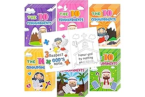 The Ten Commandments Coloring Books: A Coloring Journey Through Christian Values