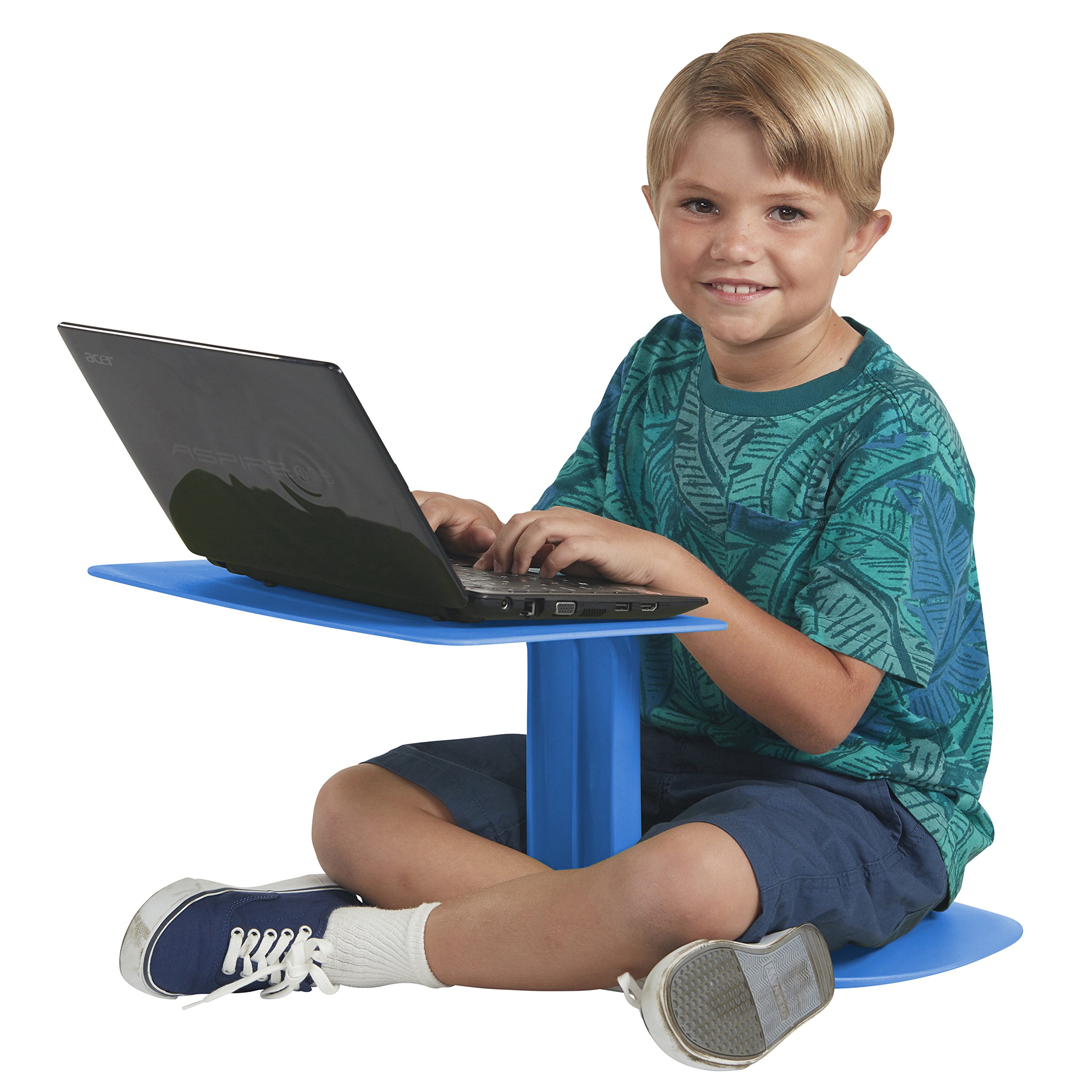 ECR4Kids The Surf Portable Lap Desk, Kids Floor Desk, Flexible Seating