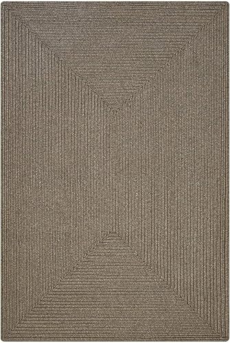 Miniatura 7 de Alfombra trenzada gris pizarra de 22 x 72 pulgadas, rectangular, lavable para interiores y exteriores, decoración de campo para baños y entradas,