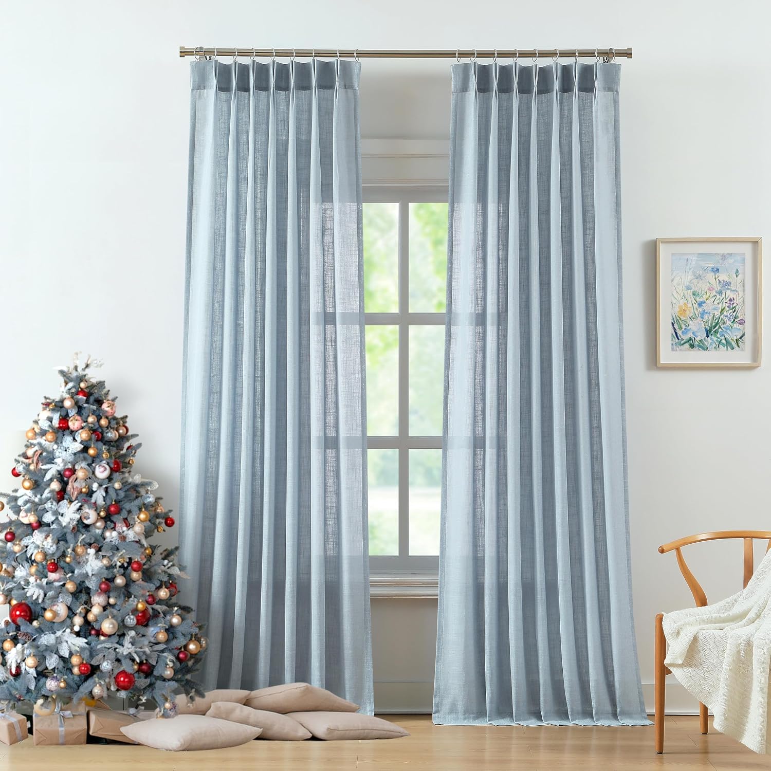 Take A Look About Pinch Pleat Sheer Curtains For Traverse Rod