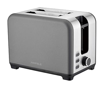 Hafele Amber - Stainless Steel 930 Watt 2 Slot Pop-up Toaster with 7 Level Adjustable Browning Control, R
