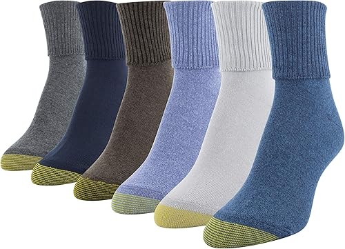 Miniatura 7 de GOLDTOE - Calcetines clásicos para mujer varios pares rosa 2 surtidos 6 pares talla M Rosa 2 Surtido 6 pares