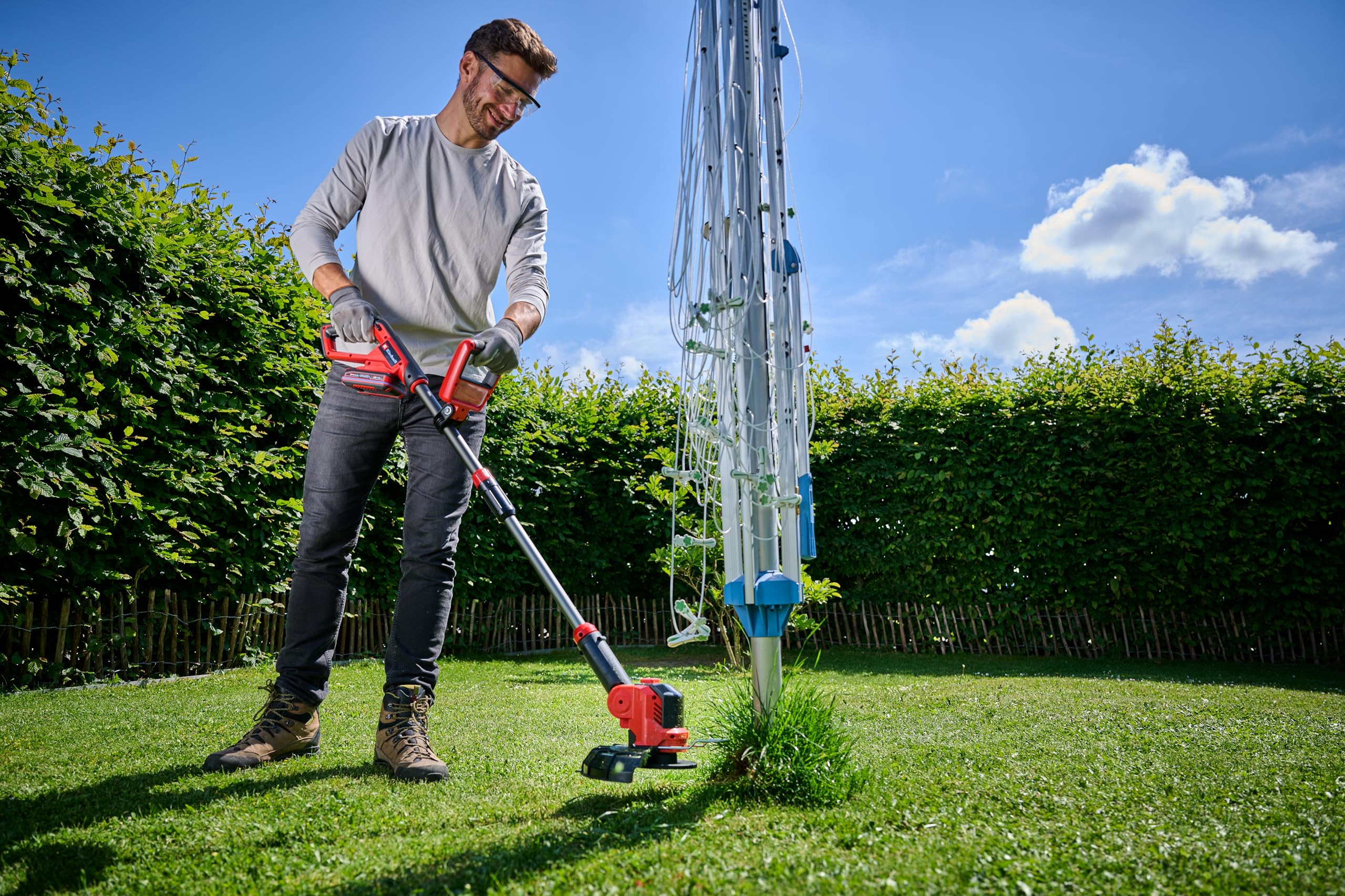 Einhell Coupe-Bordures Sans Fil GE-CT 18/25 Li-Solo Power X-Change - 18V Avec 20 Lames - Taille M