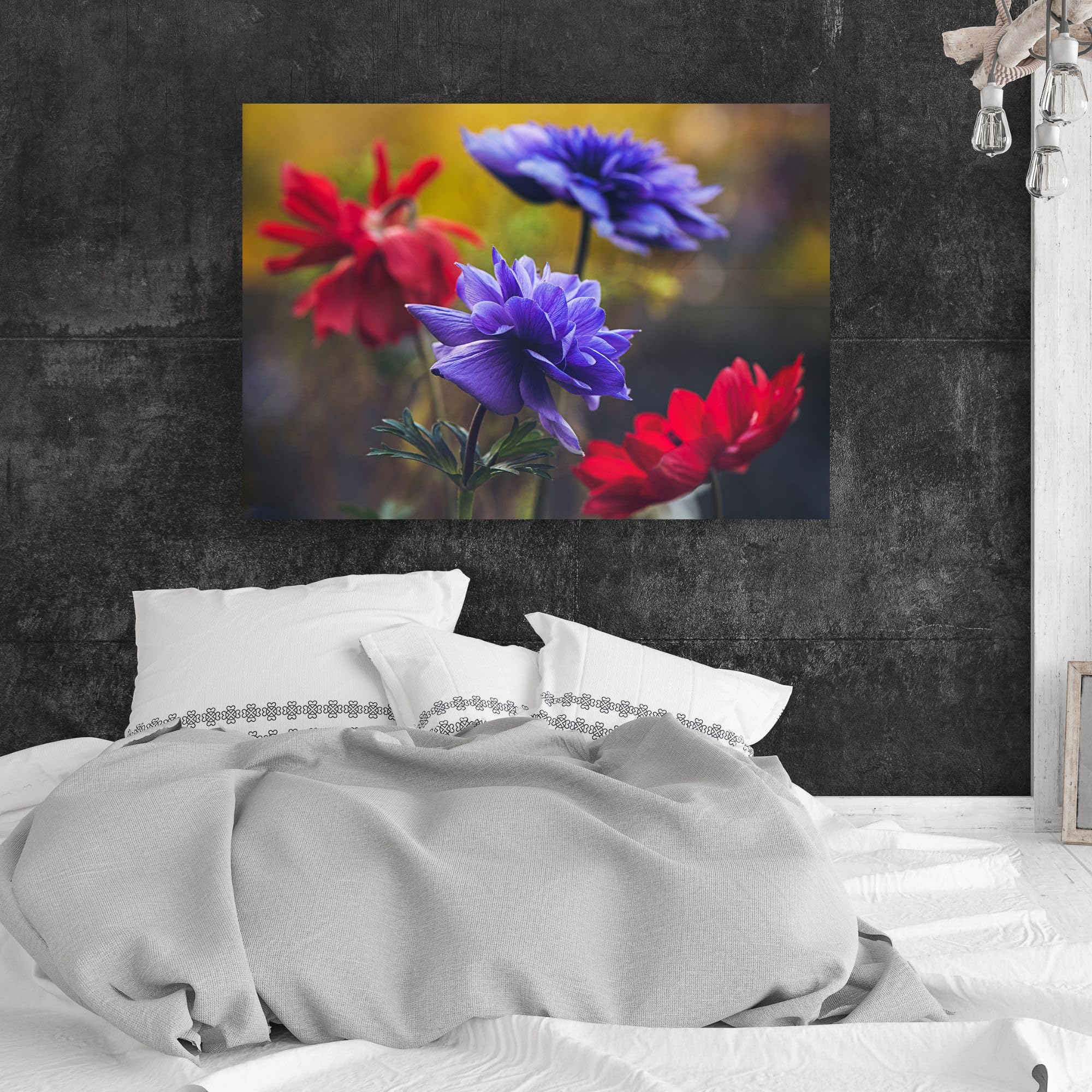 GP TONER Leinwandbild Maiglöckchen – 120x60 Cm, Fertig Zum Aufhängen, Sicherer Farbdruck