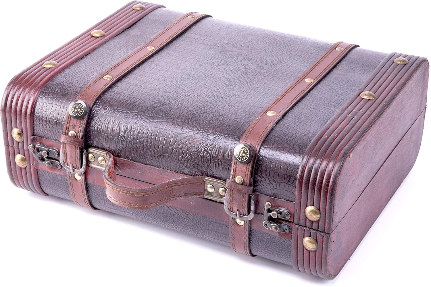 leather suitcase